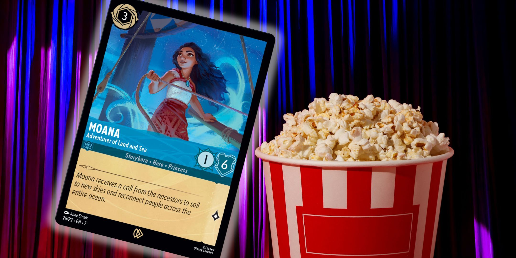 Disney Lorcana Releasing Moana 2 Promo Card In Theaters, But You