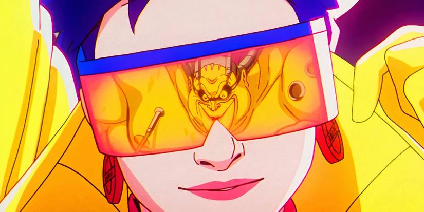 Mojo in Jubilee's visor in X-Men '97