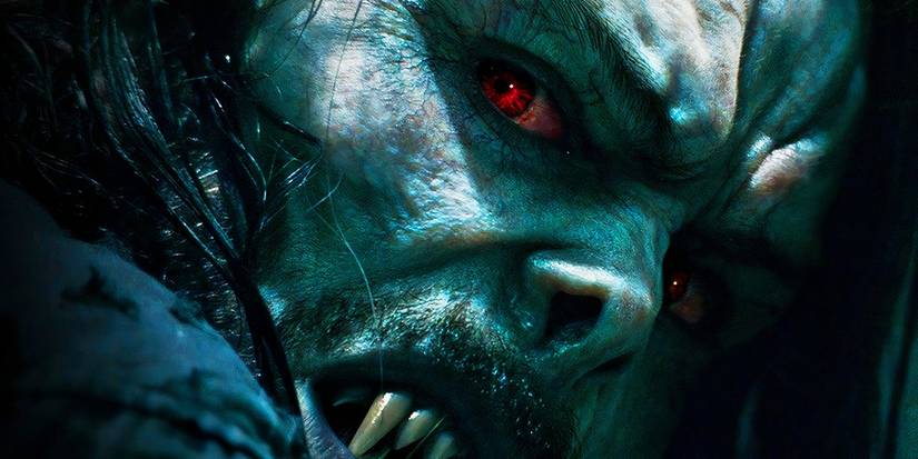 Morbius showing his true face in Morbius