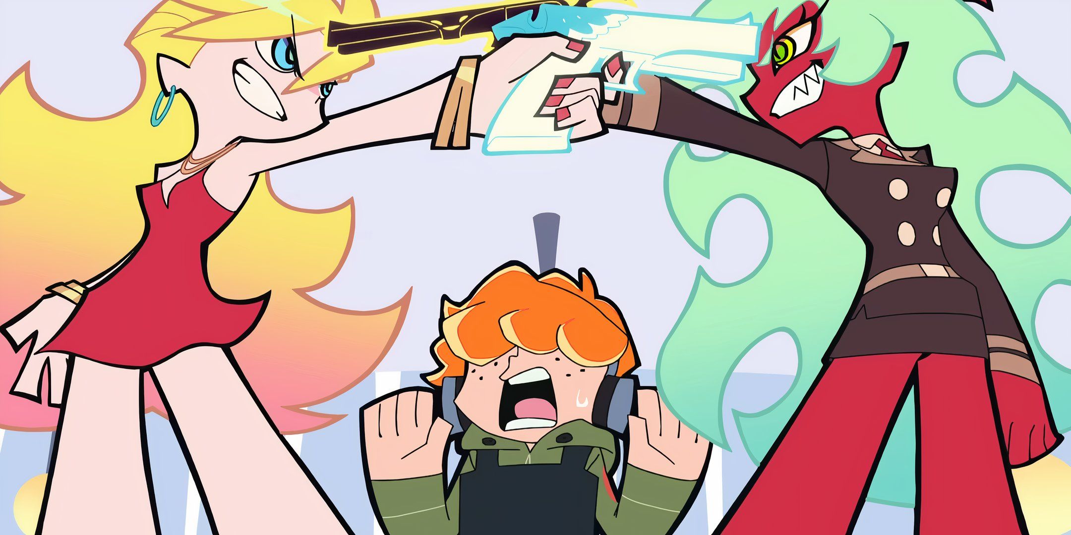ニーソックス　Panty＆Stocking with Garterbelt 1/8 PVC製塗装済み完成品 Panty＆Stocking with Garterbelt