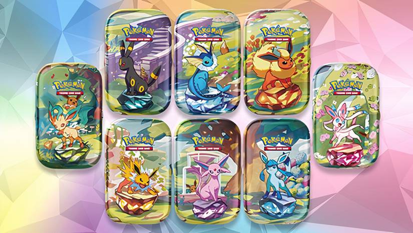 pokemon trading card game eevee evolutions tin Sword & Shield: Evolving Skies