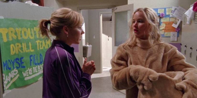 Jennifer Lawrence is revealed in "Mr. Monk and the Big Game"