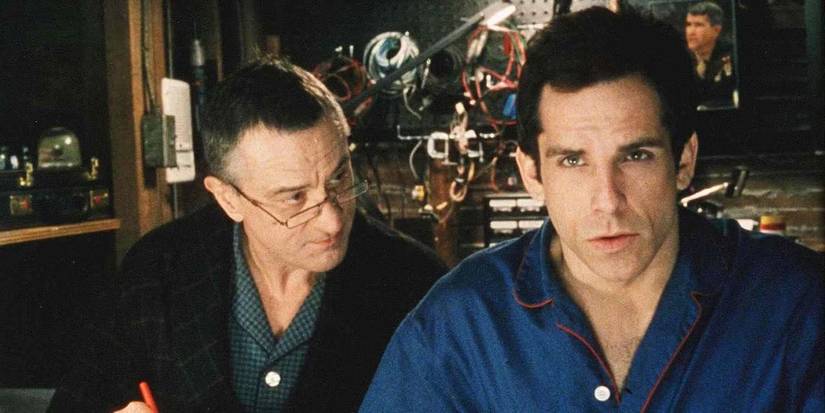 Robert De Niro interrogating Ben Stiller in Meet the Parents
