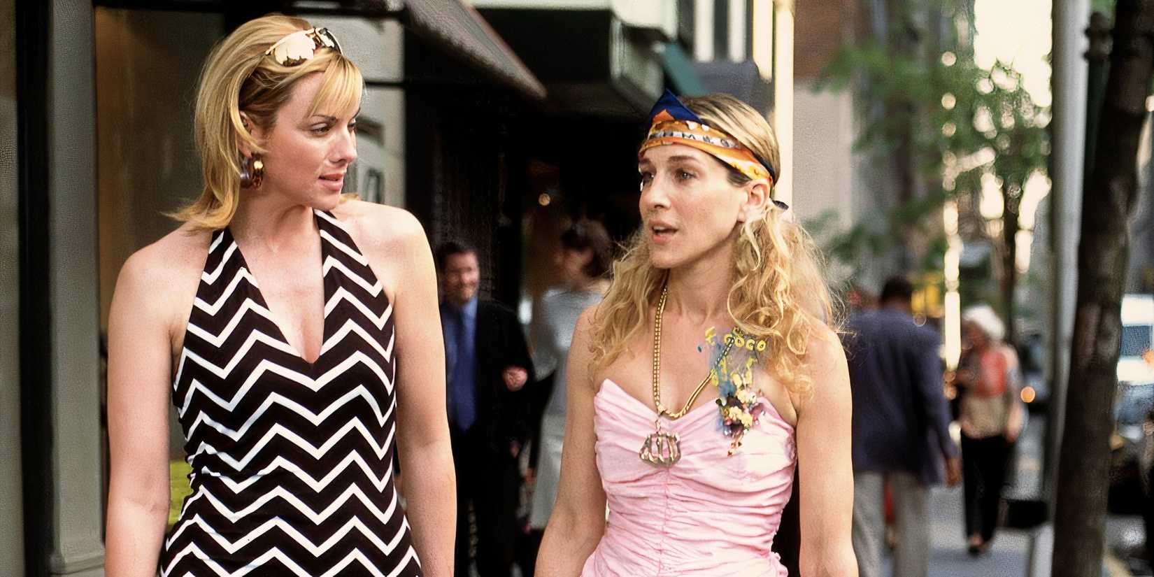 Samantha (Kim Cattrall) and Carrie (Sarah Jessica Parker) on Sєx and the City