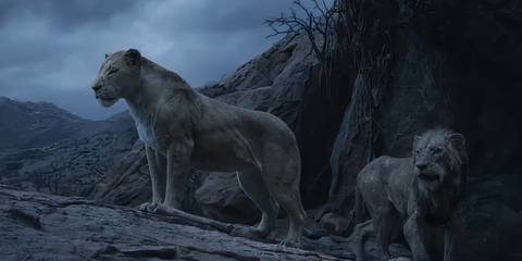Scar and Sarabi in The Lion King (2019)
