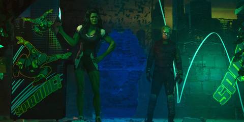 She-Hulk and Daredevil breaking into Leapfrog's lair together in She-Hulk Attorney at Law