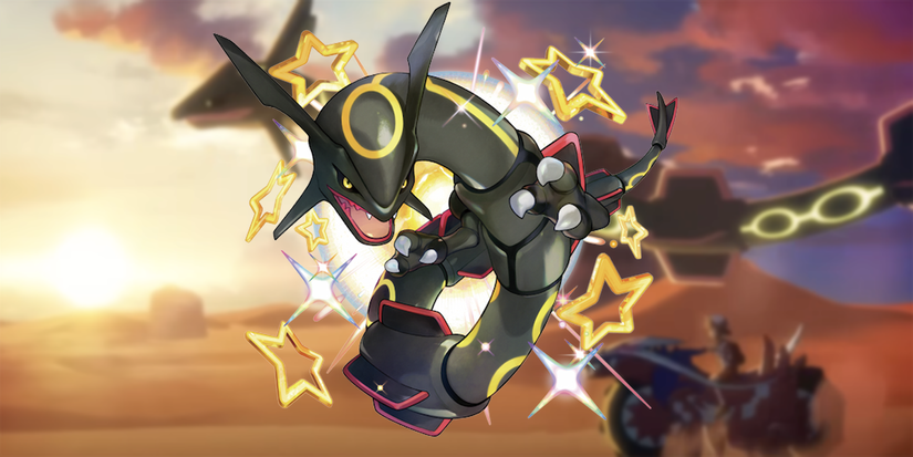 Shiny Rayquaza in Paldea