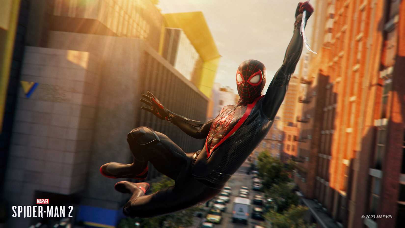 Miles Morales schwingt durch New York City