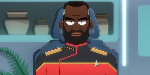 Zo, Mariner's dad in Star Trek: Lower Decks Season 5 Ep 10
