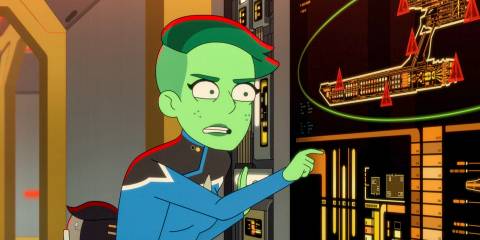 Tendi looking angry in Star Trek: Lower Decks Season 5 Ep 10