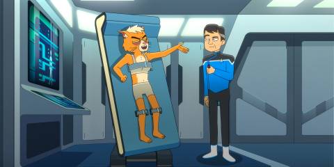 T'Ana undergoing painful experiments in Star Trek: Lower Decks Season 5 Ep 8