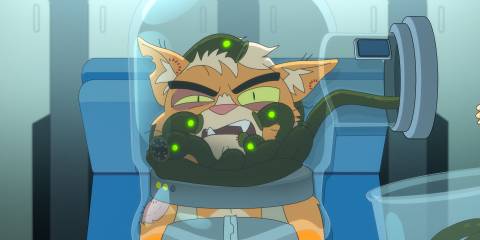 T'Ana experimenting with a test involving viper bites in Star Trek: Lower Decks Season 5 Ep 8