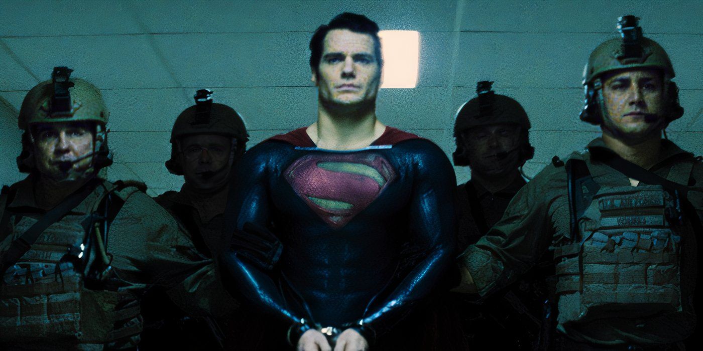 سوبرمان تم احتجازه في Man of Steel