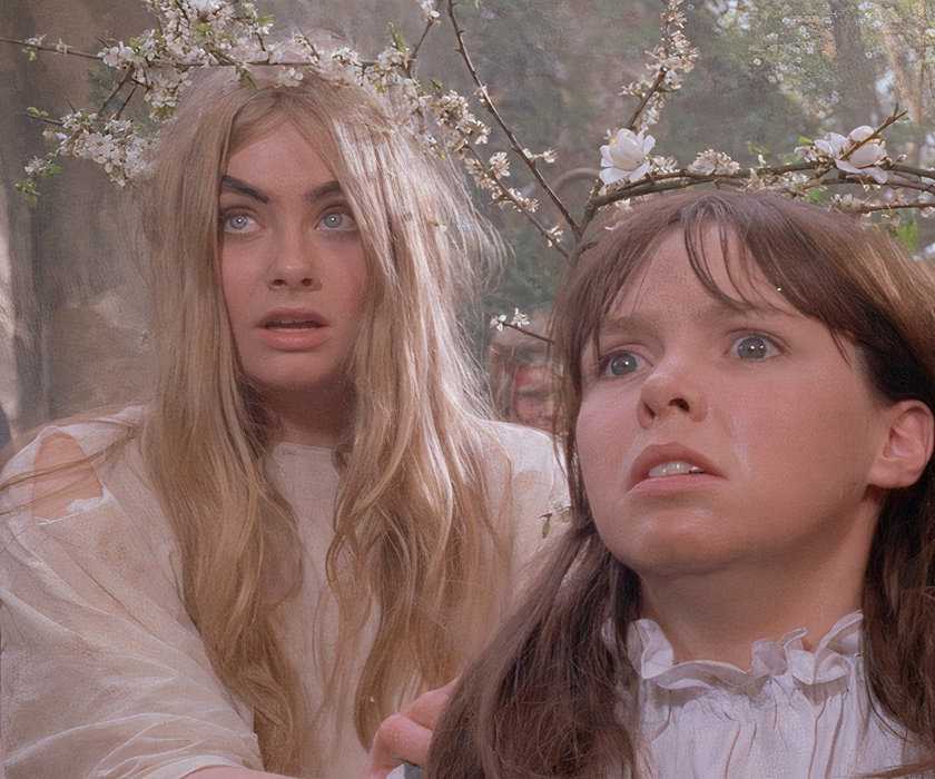 Michele Dotrice, Linda Hayden, and Wendy Padbury in The Blood on Satan's Claw (1971)