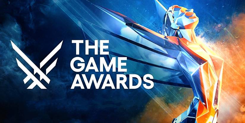 The Game Awards Title with the trophy on the side.