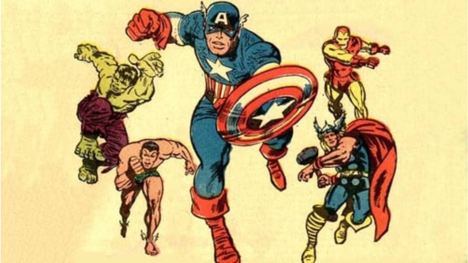 The Marvel Super Heroes intro graphic.