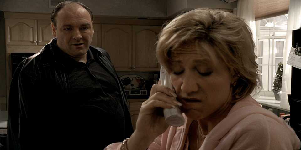 Tony and Carmela Soprano in The Sopranos