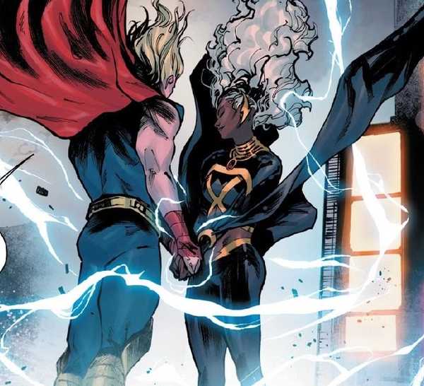 thor asks storm to join the avengers 4