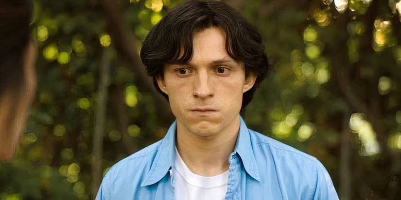 Tom Holland em cena de The Crowded Room