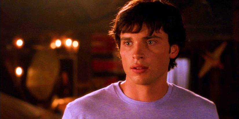 Tom Welling como Clark Kent na temporada 2 de Smallville