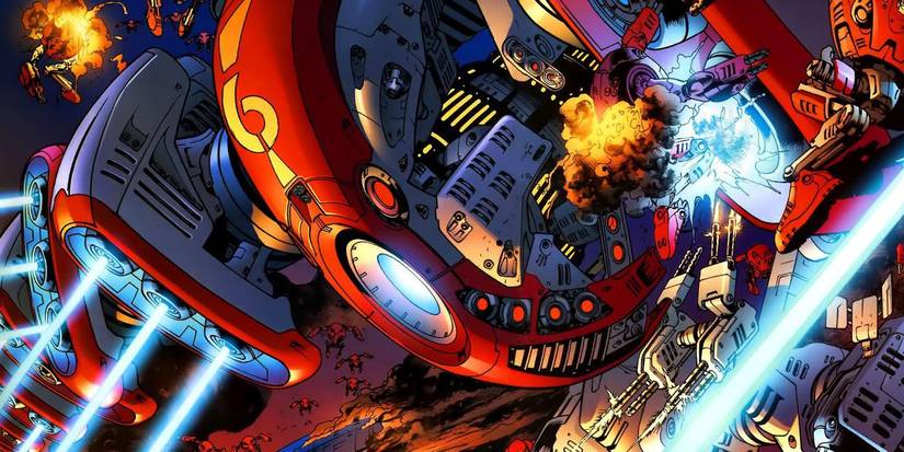 tony stark's iron man six space station