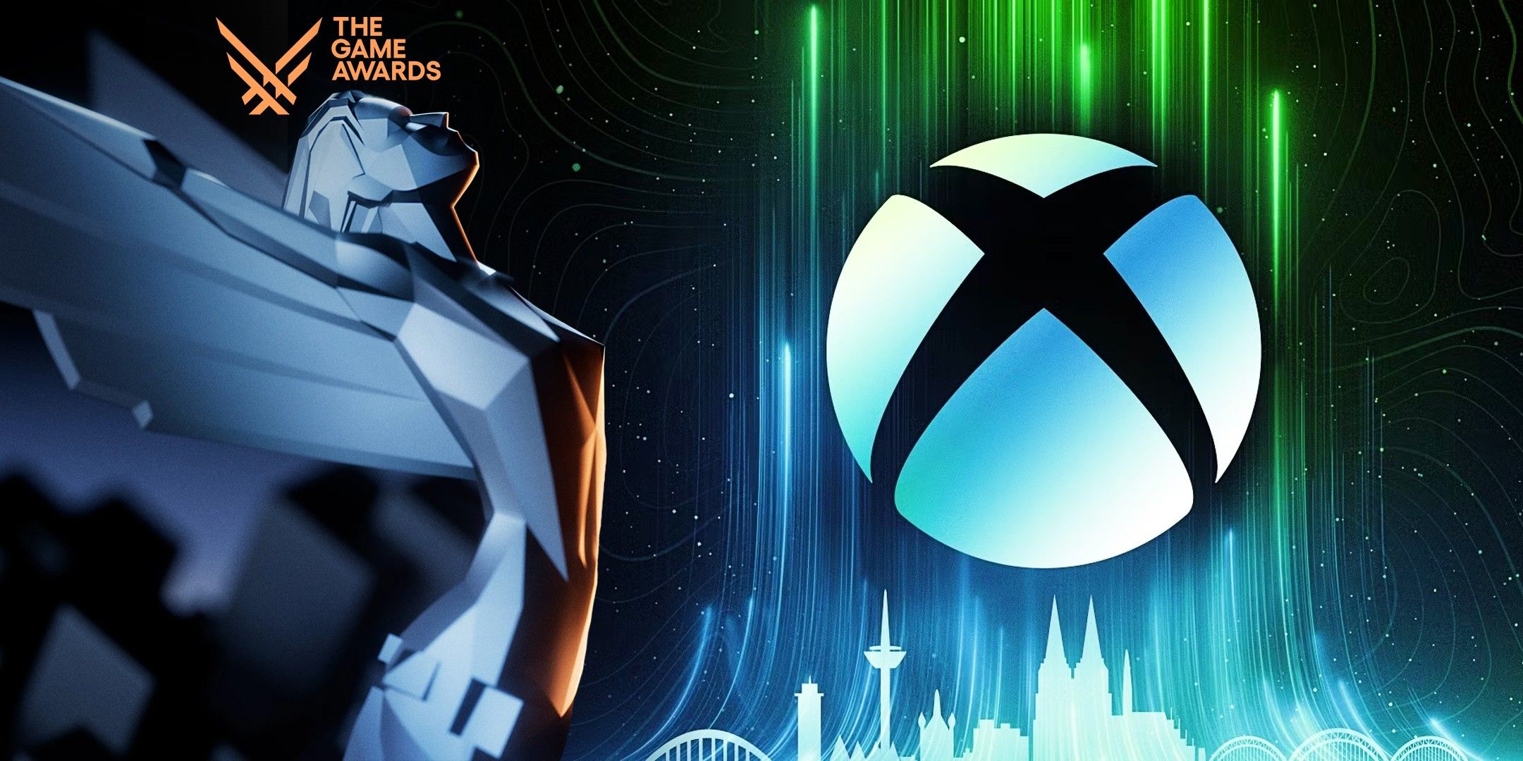 Логотип Xbox рядом с логотипом The Game Awards.