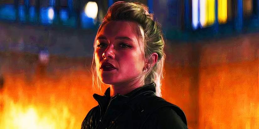 Yelena Belova talking to Clint Barton in Hawkeye's finale
