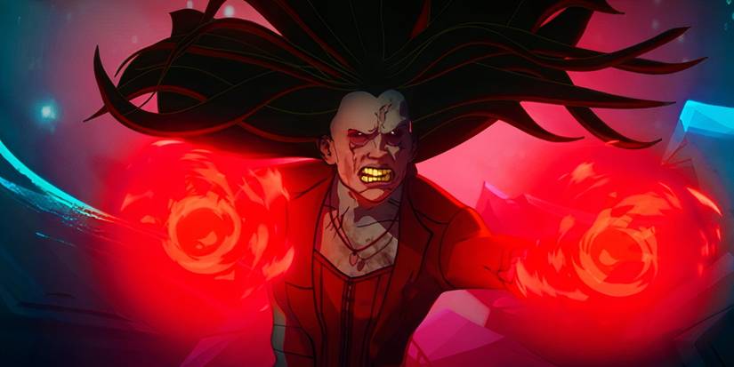 Zombie Scarlet Witch using her powers in What If...? season 1