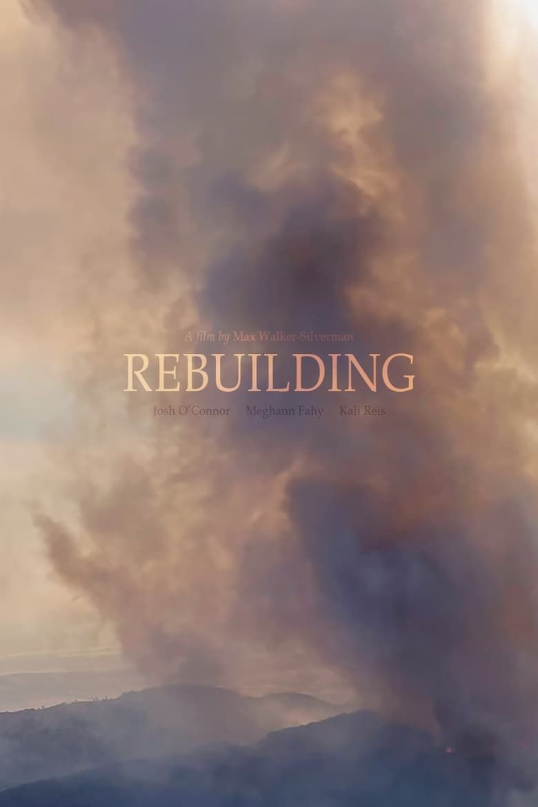 Pôster oficial do filme Rebuilding com Josh O'Connor.
