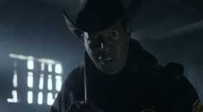 Corey Reynolds looking confused as Sheriff Mike in Resident Alien