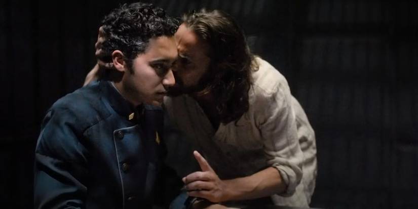 _Gaeta e Baltar em Battlestar Galactica