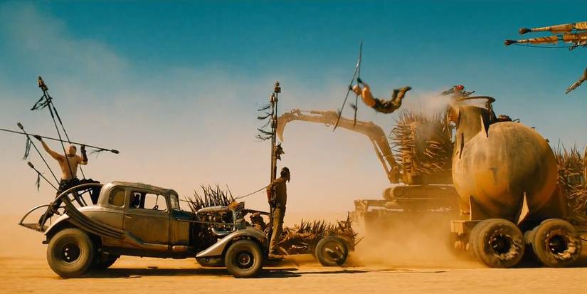 The Best Action Movie From Every Decade Over The Last 100 Years 8 A car chase in Mad Max Fury Road