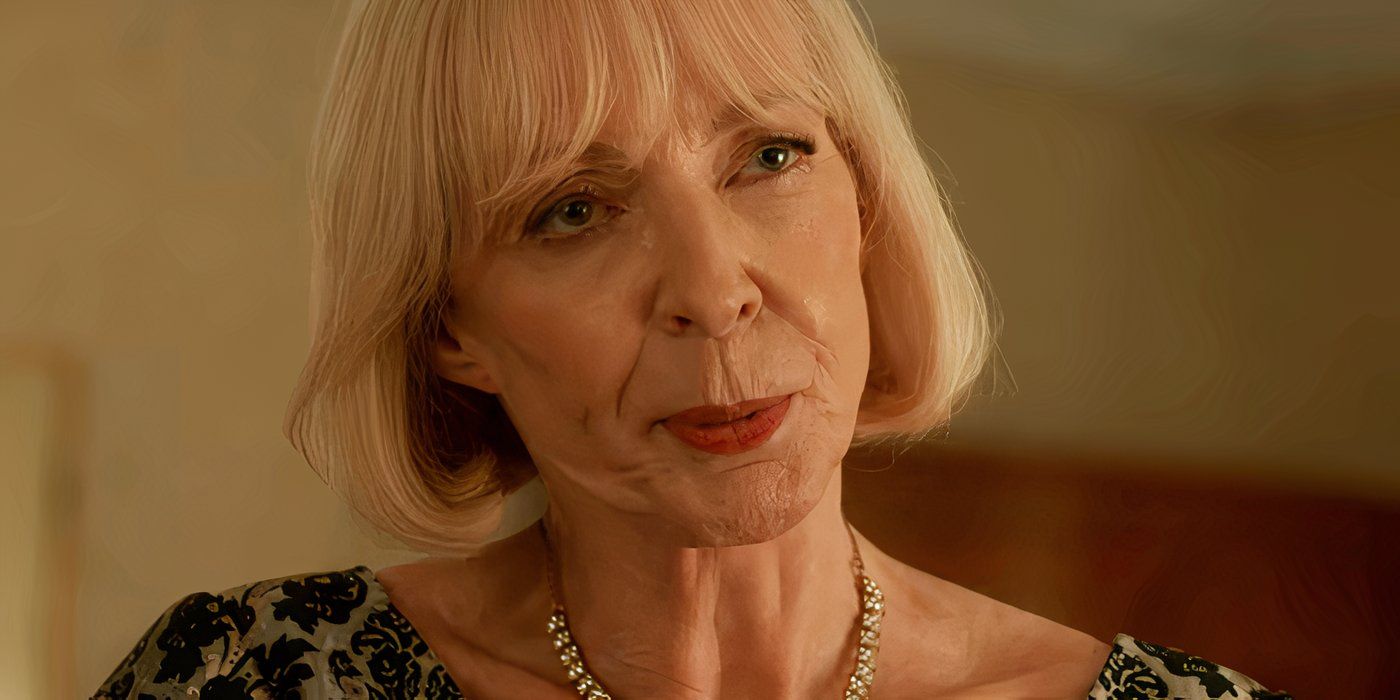 A closeup of Allison Janney as Vice President Grace Penn in The Diplomat Season 2