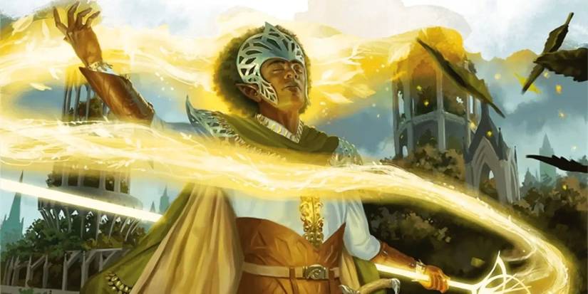 A spell casting Cleric in Dungeons and Dragons