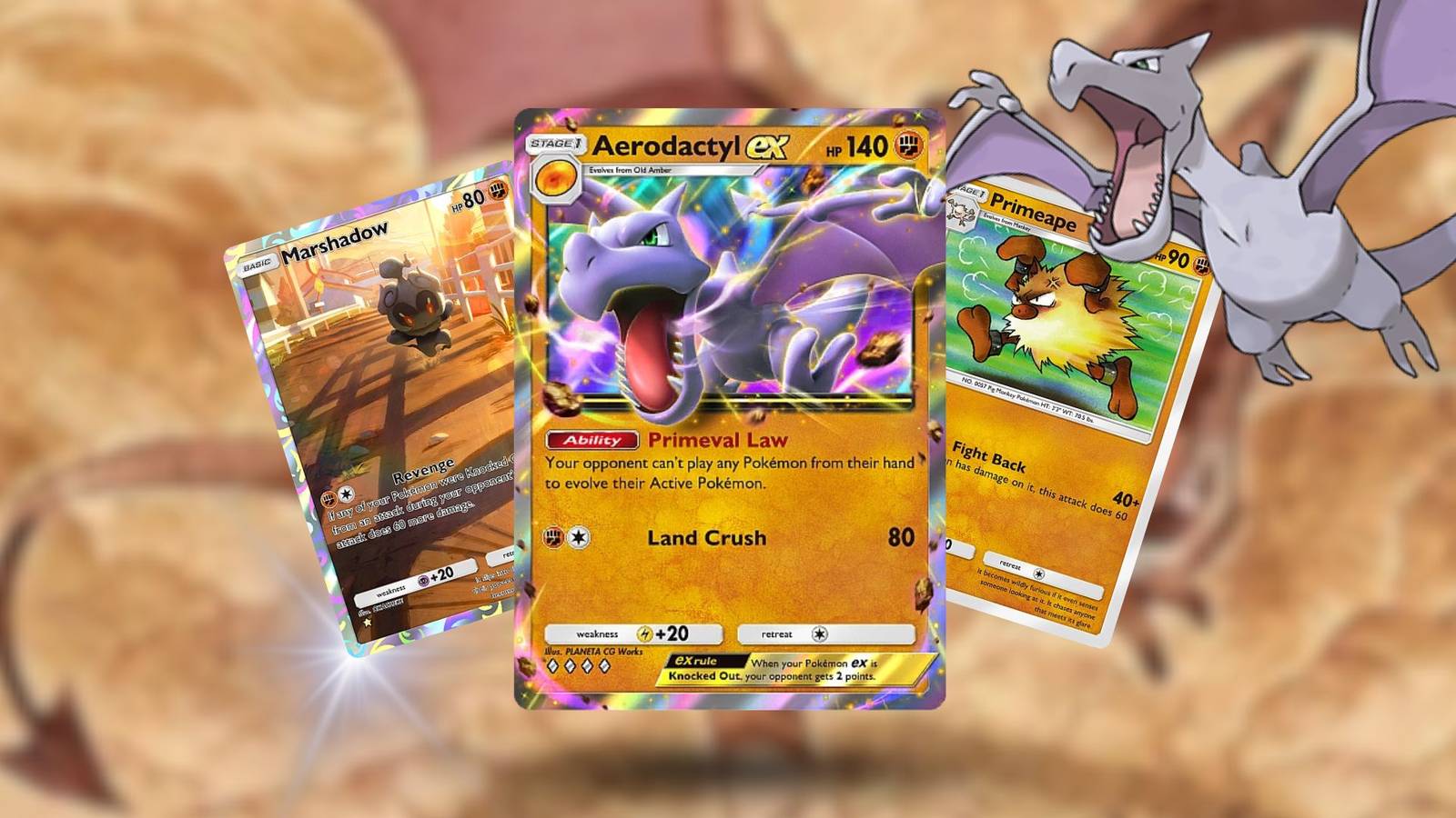 pokemon card aerodactyl ex Legend Maker 20 Retreat Cost 2003 Pokmon EX Sandstorm Aerodactyl