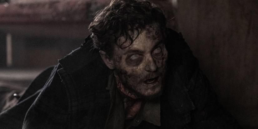 Alden como zumbi em The Walking Dead