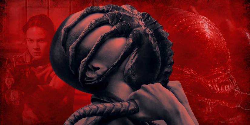 Pôster de Alien: Romulus com um Xenomorfo