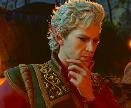 Baldur's Gate 3, Astarion, thinking