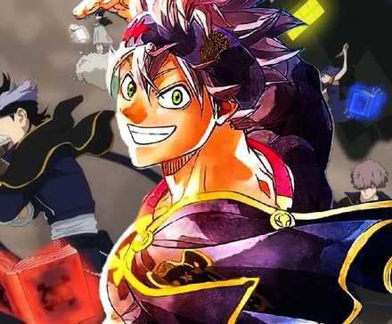 Аста и члены "Черного быка" из Black Clover