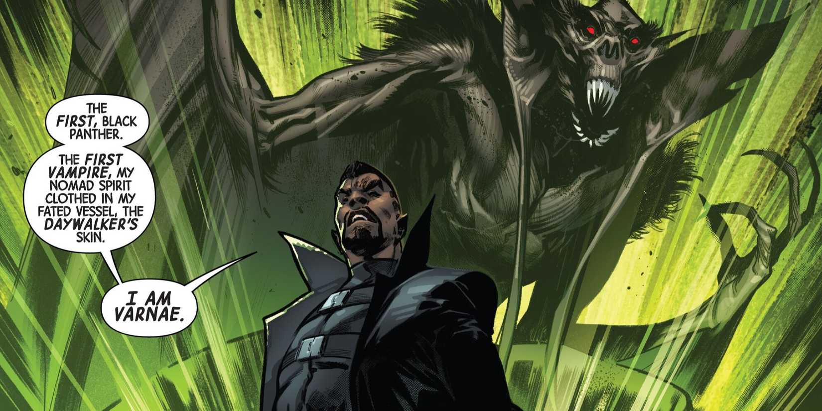 Blade reveals himself to be Varnae, the first vampire