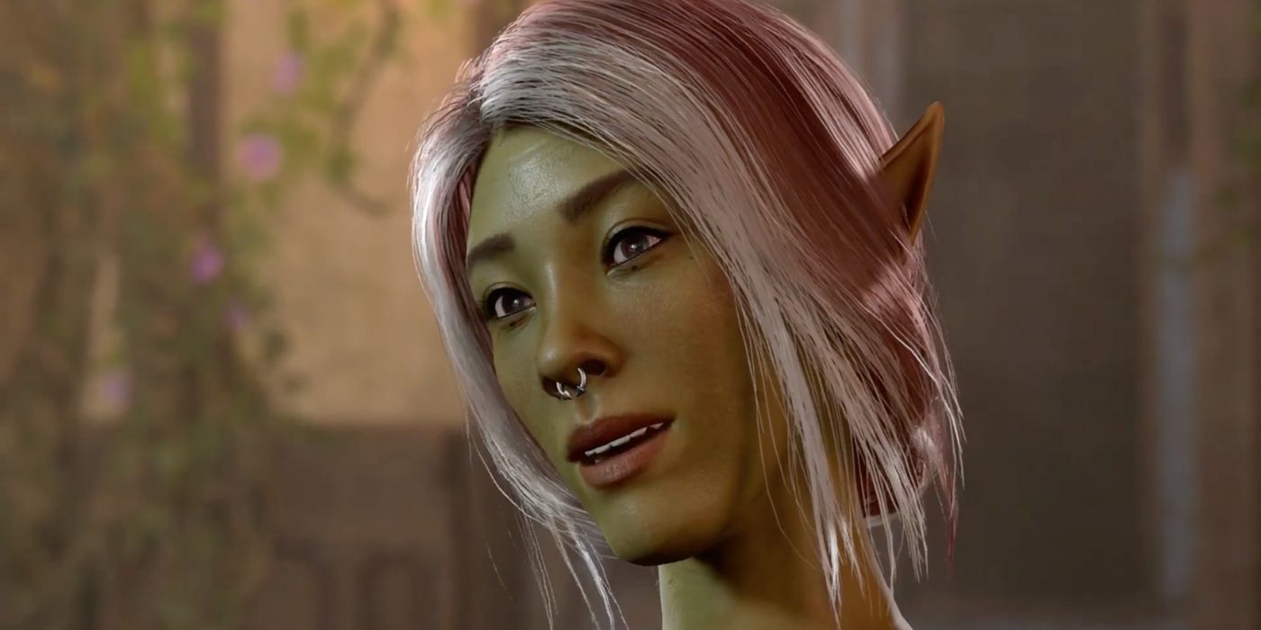 Closeup of Naoise Nallinto in Baldur's Gate 3