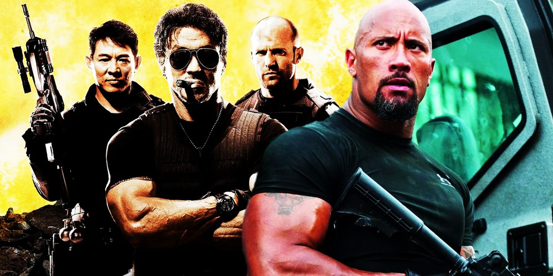The Rock's Dream Expendables Role Not Happening Was Good For Dwayne  Johnson, But Not For Sylvester Stallone's Franchise