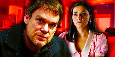 Michael C. Hall as Dexter Morgan in Dexter: New Blood and Molly Brown as Debra Morgan in Dexter: Original Sin