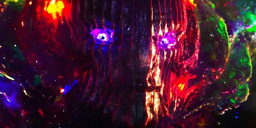Dormammu governando a dimensão escura em Doctor Strange