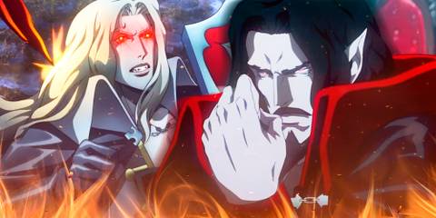 Dracula and Alucard from Netflix's Castlevania