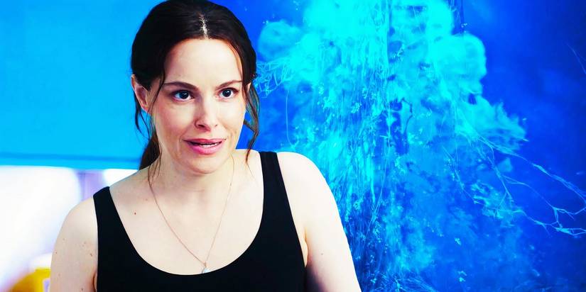 Emily Hampshire como Rose e o Ancestral em uma visão em The Rig, temporada 2, episódio 6