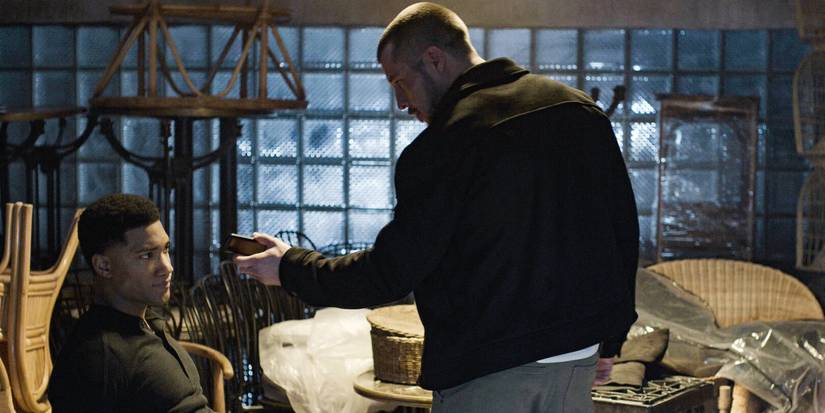 Carter Redwood as Special Agent Andre Raines and Beau Knapp as Greg Csonka in FBI: International season 4, episode 9