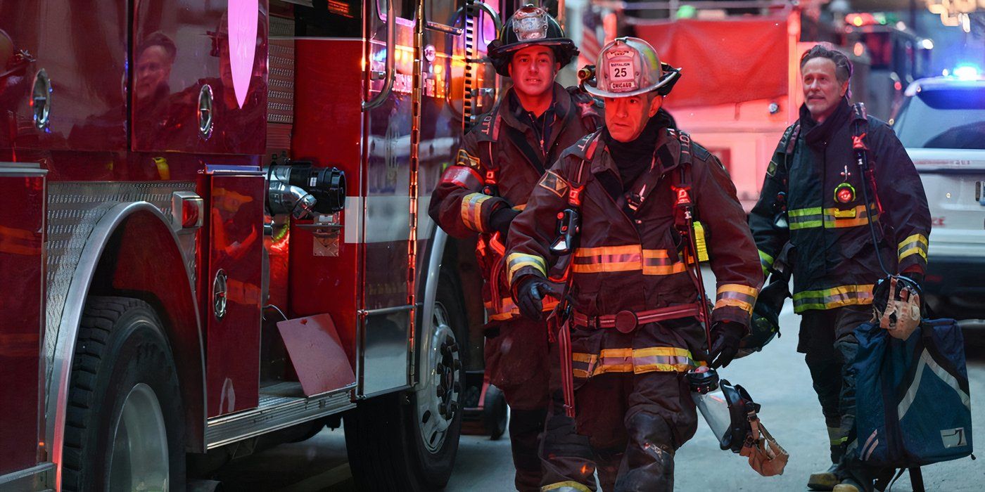 Firefighters in the One Chicago crossover
