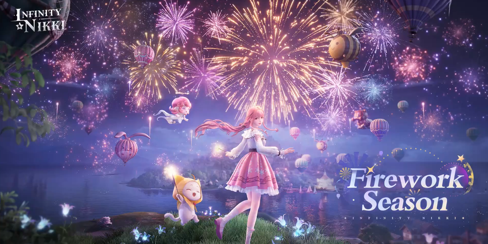 Заголовок Firework Season из Infinity Nikki