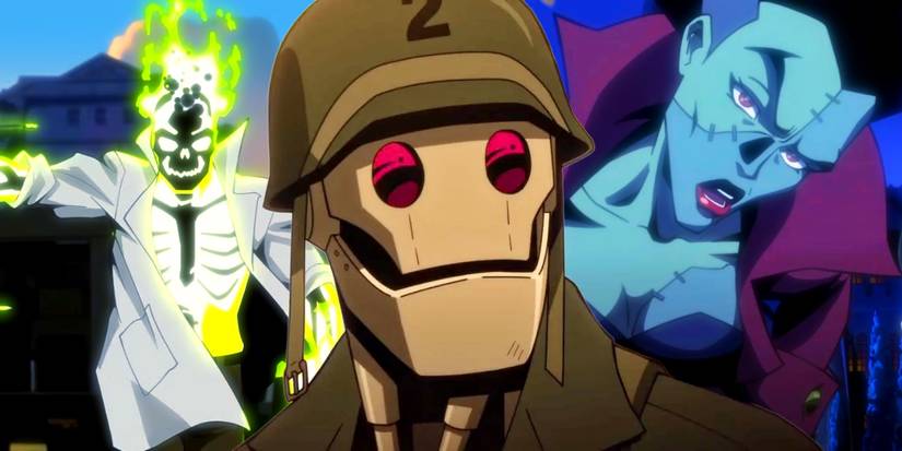 GI Robot, fósforo e noiva em comandos de criaturas personalizadas Imagem DC